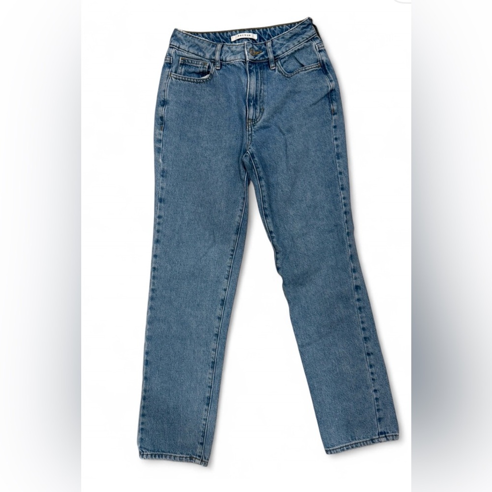 PacSun Mid Wash Straight-Leg Jeans
